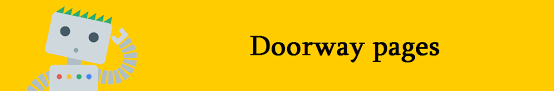 به چه صفحاتی Doorway Pages گفته می‌‌شود؟